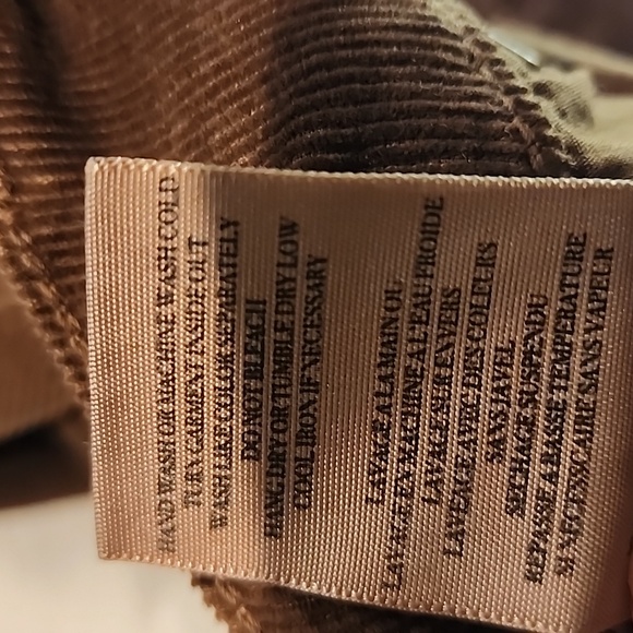 New Vince Dark CamelCorduroy Pants, Sz. 26, NWOT - Picture 9 of 10